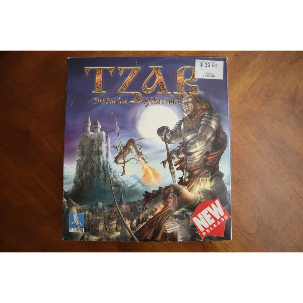 TZAR The Burden of the Crown 1999 PC Big Box Game 1999 Talonsoft
